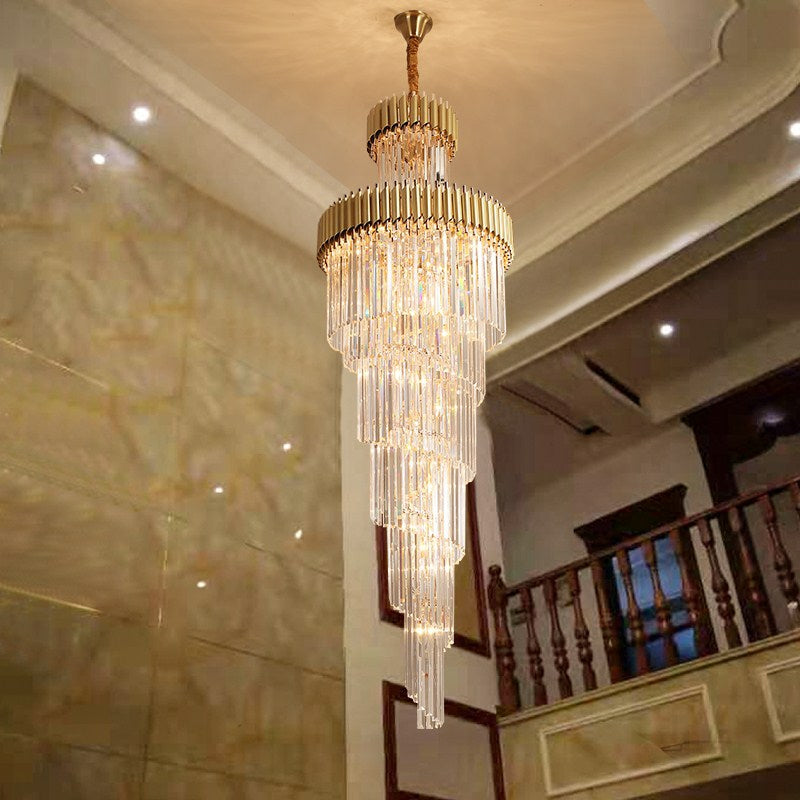 Helix Crystal Elegance Chandelier for Entrance and Staircase Chandeliers Kevinstudiolives