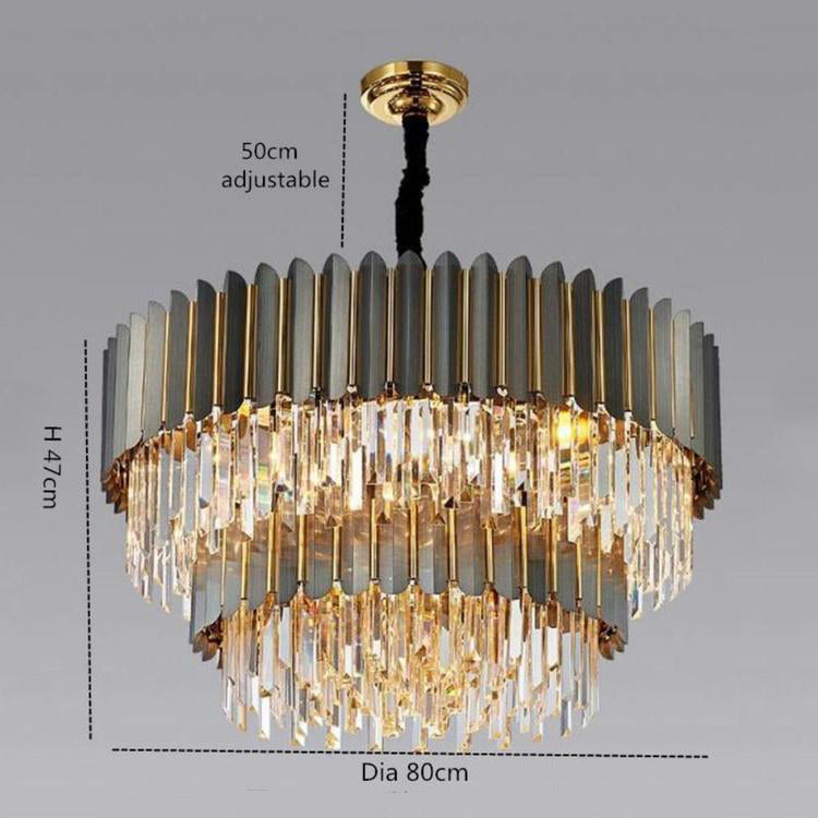 Kevin Flavian Double Tier Crystal Chandelier Chandeliers Kevinstudiolives