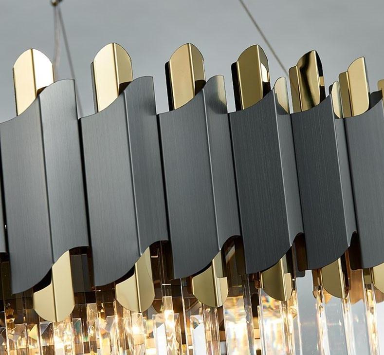 Kevin Flavian Rectangular Crystal Chandelier Chandeliers Kevinstudiolives