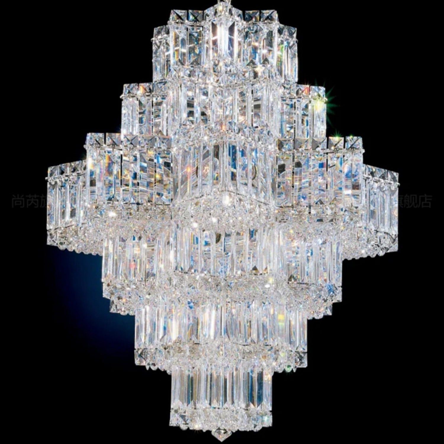 Fashion Star Shaped Chandelier Crystal Ceiling Light Fixture For Small Living Room/ Bedroom Chandeliers Kevinstudiolives