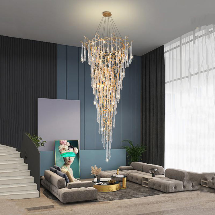 Kevin Flavian Branch Crystal Chandelier Chandeliers Kevinstudiolives