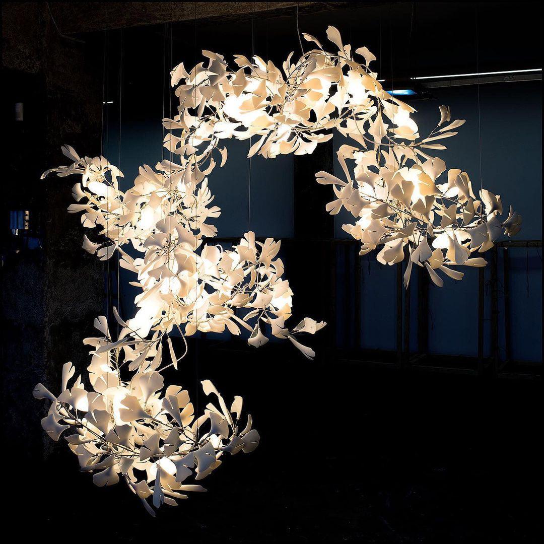 Gingko Combination Chandelier Kevin Studio