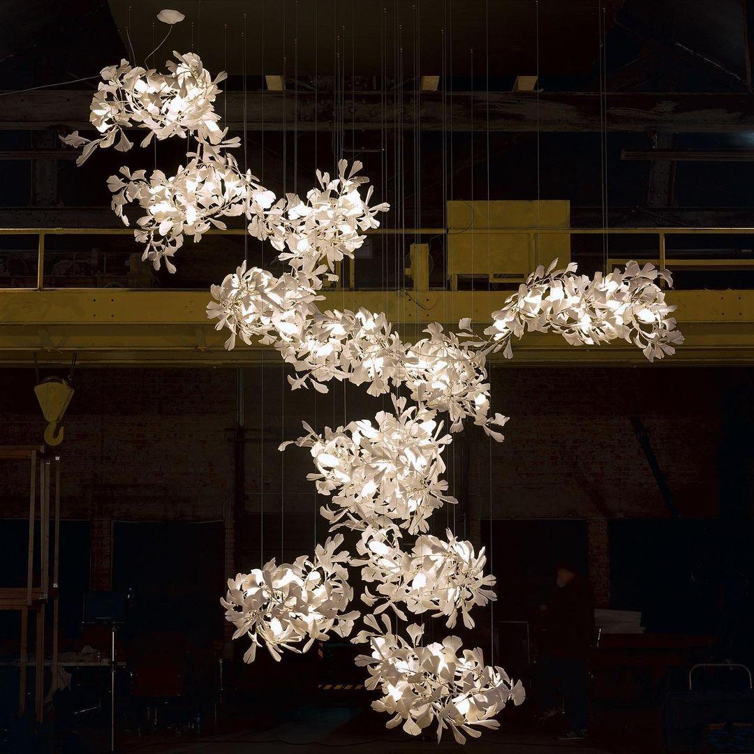 Gingko Combination Chandelier Kevin Studio