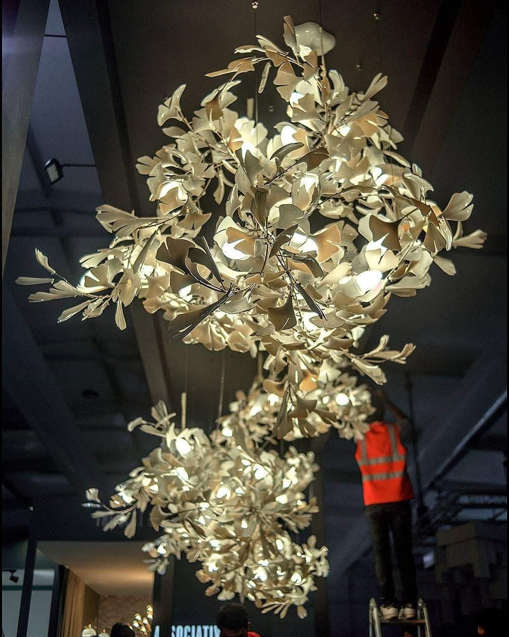 Gingko Combination Chandelier Kevin Studio