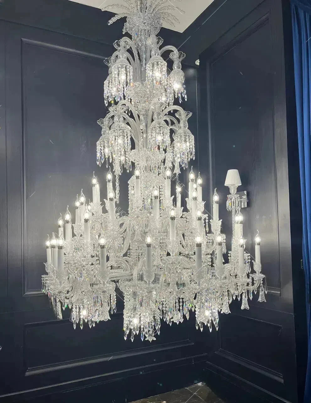 Bakala Huge Museum Crystal Chandelier