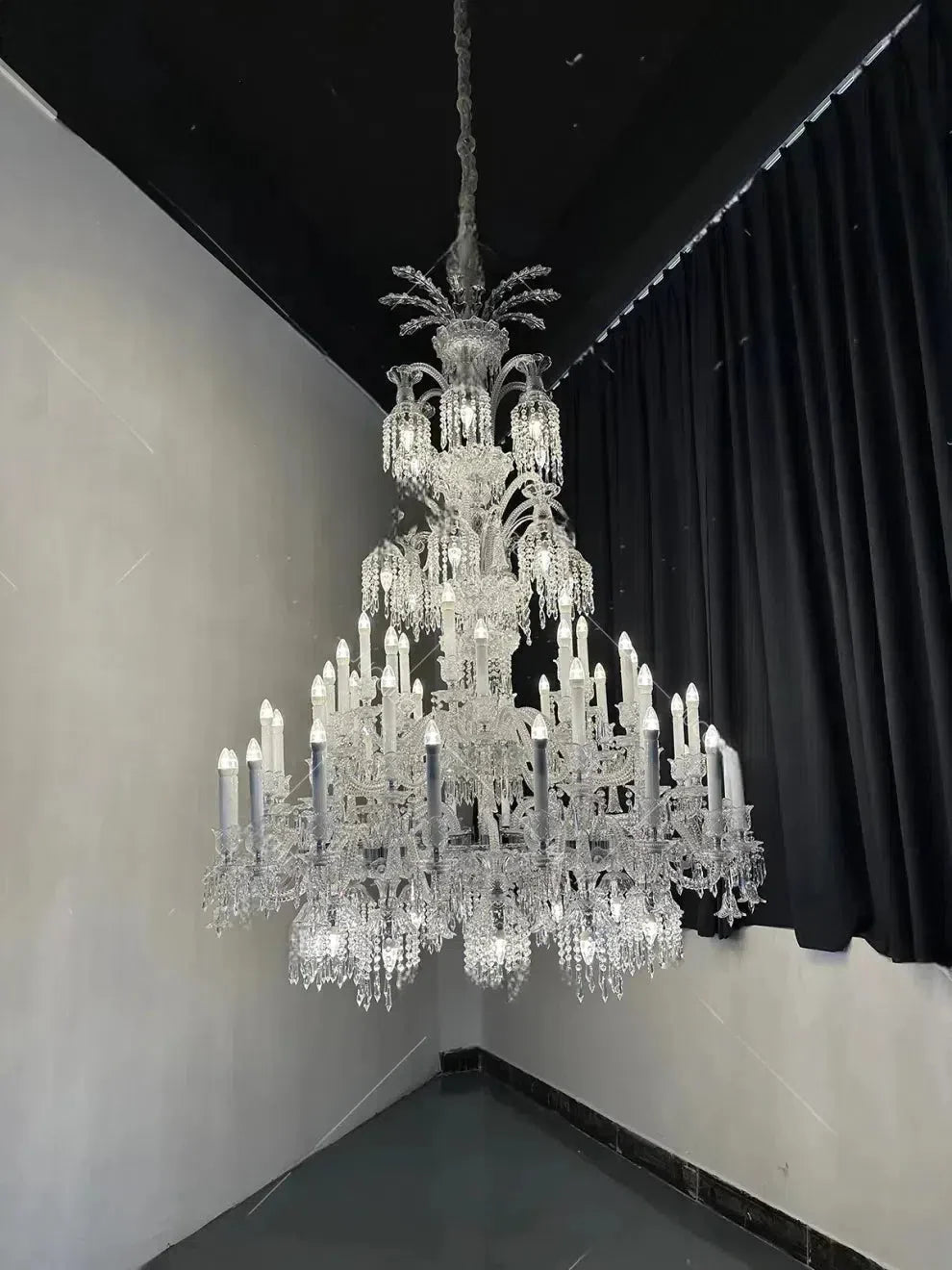 Bakala Huge Museum Crystal Chandelier