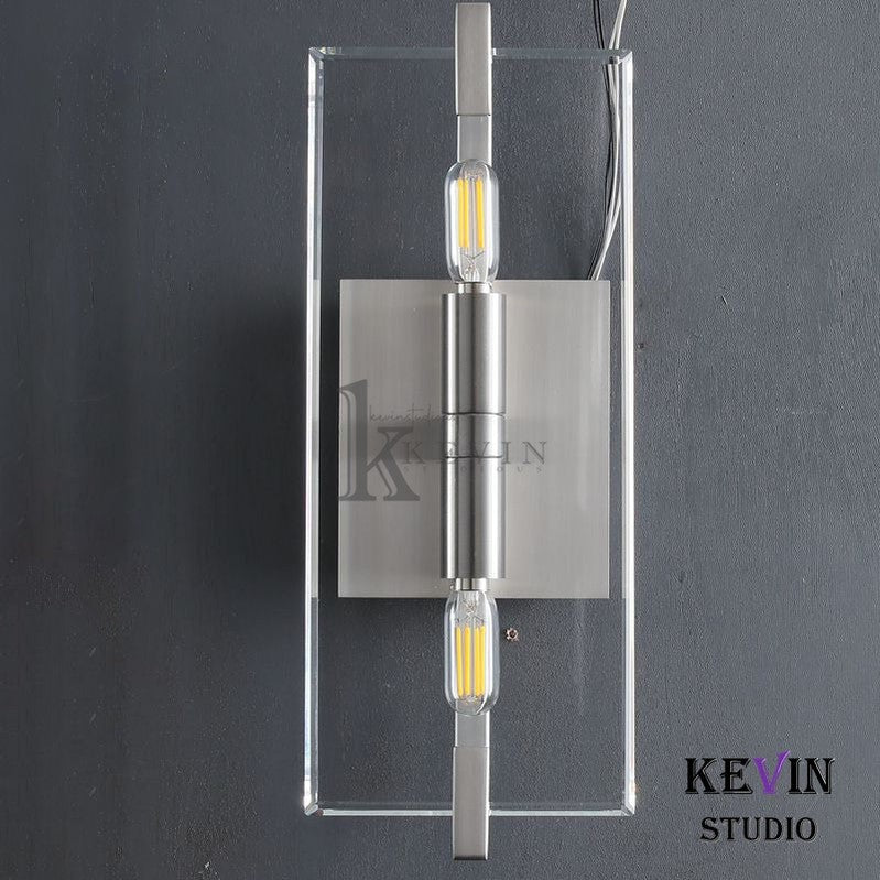 Avine Modern Rectangular Linear Wall Light Sconce 15", 20", 25" wall sconce Kevin Studio Inc