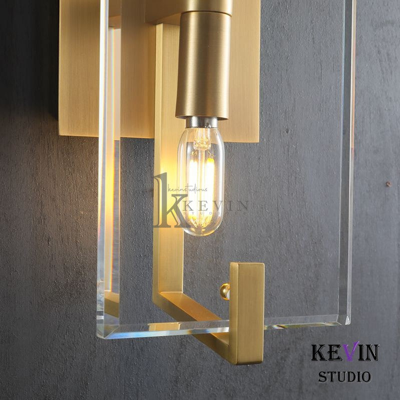 Avine Modern Rectangular Linear Wall Light Sconce 15", 20", 25" wall sconce Kevin Studio Inc