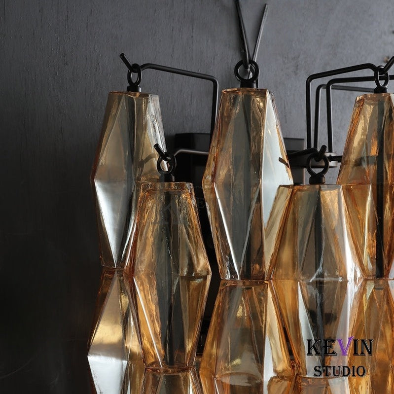 Chiaravalle Glass Short Wall Sconce 19", 30"