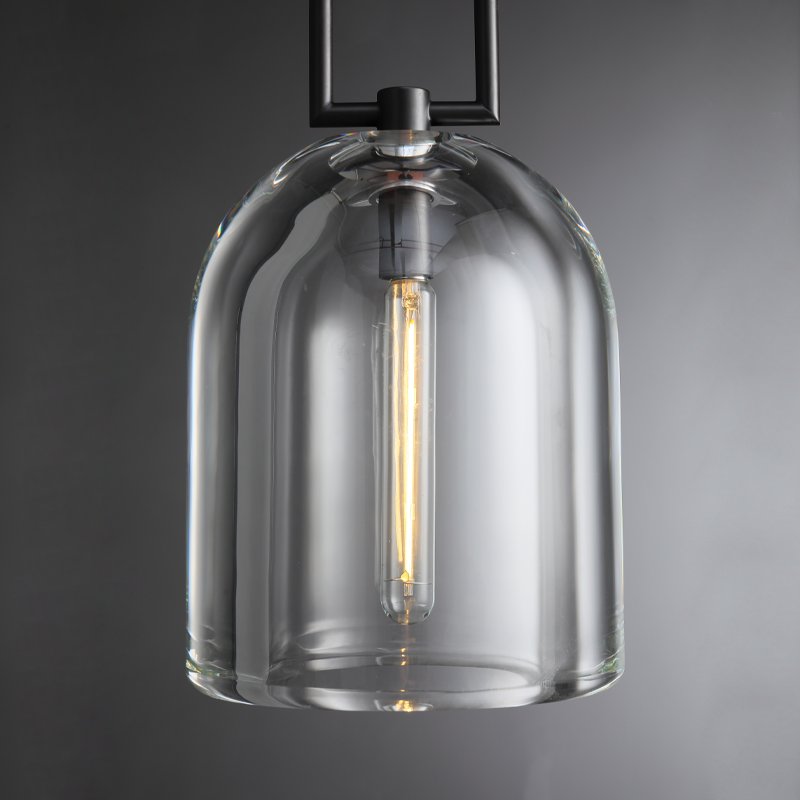 Boyle Cloche Pendant Herman Lighting Bronze 5"