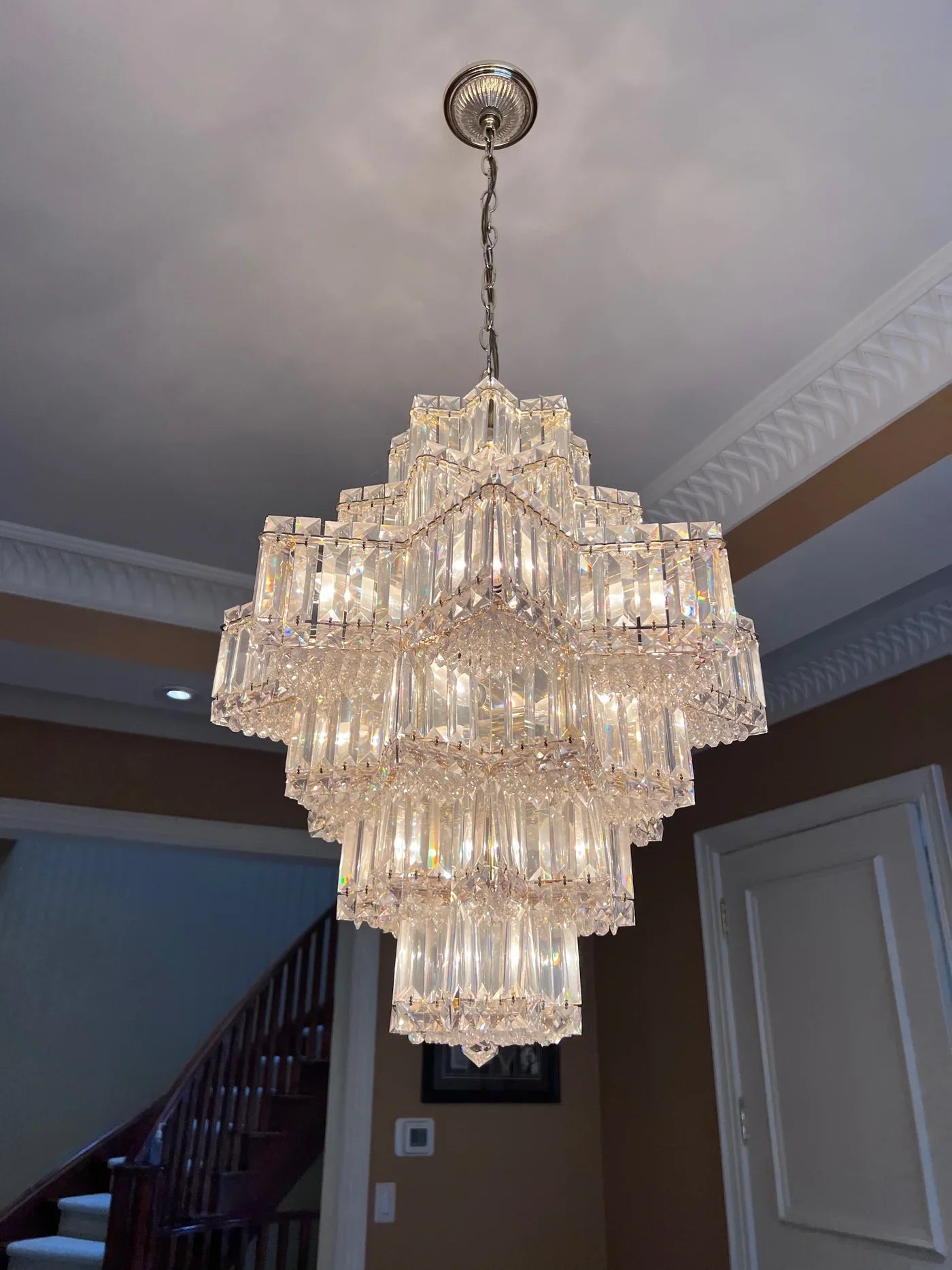 Fashion Star Shaped Chandelier Crystal Ceiling Light Fixture For Small Living Room/ Bedroom Chandeliers Kevinstudiolives