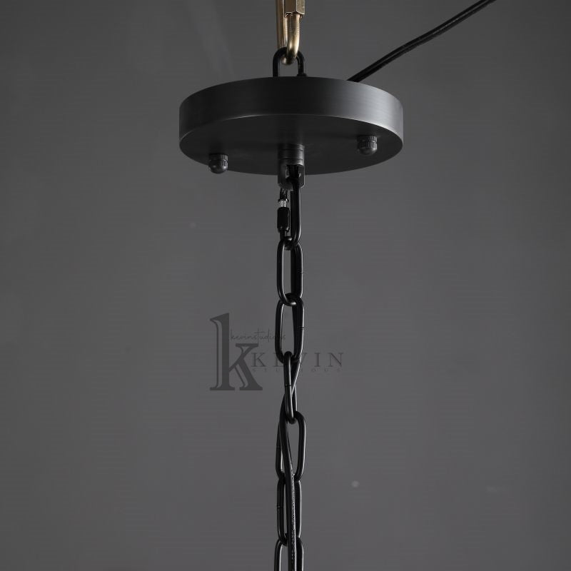 Paula Modern Forged Brass Pendant Light chandelier Kevin Studio Inc