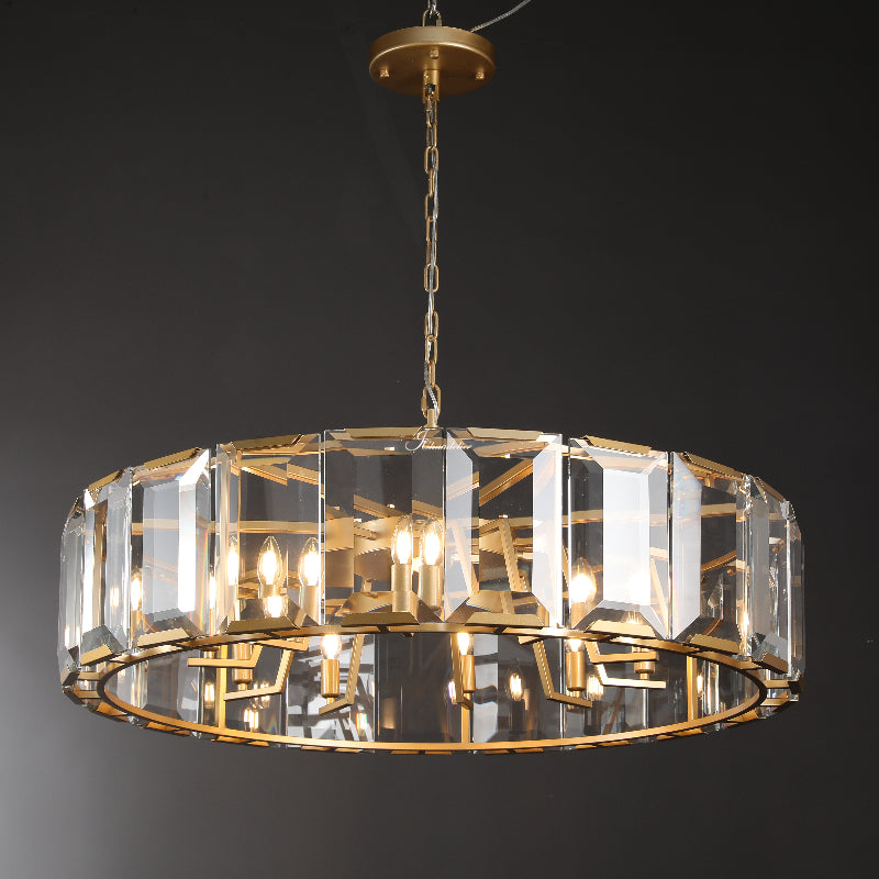 Harlew Crystal Round Chandelier 19"31"43"60"