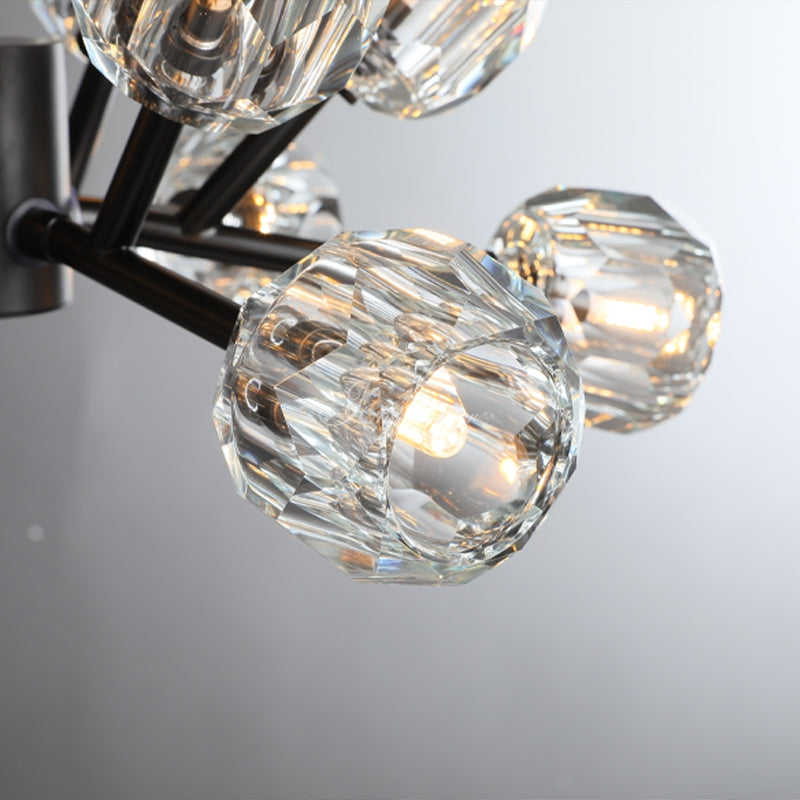 Bille De Crystal Round Chandelier 24"