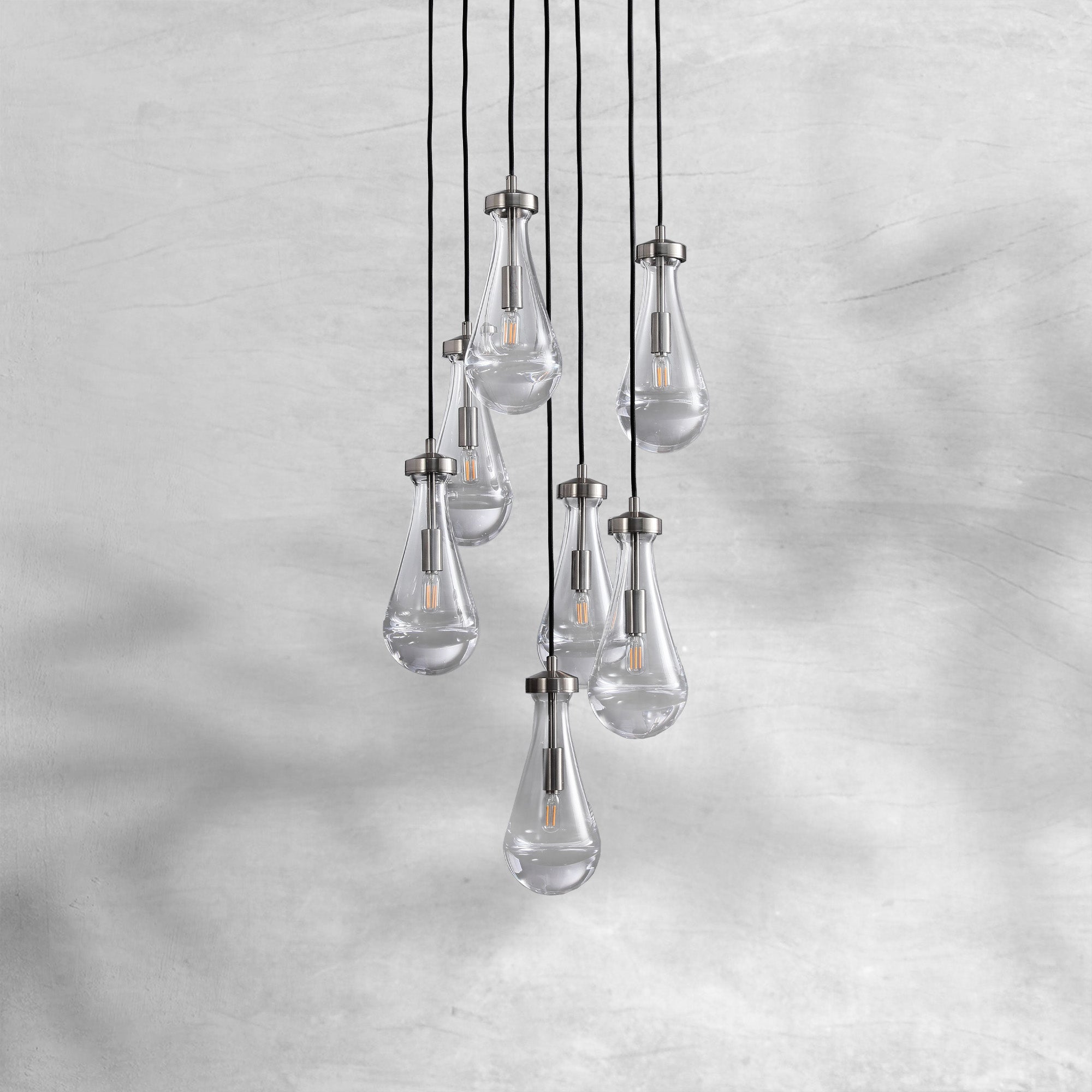 Raindrop Round Chandelier 18" 36" 47" 60"