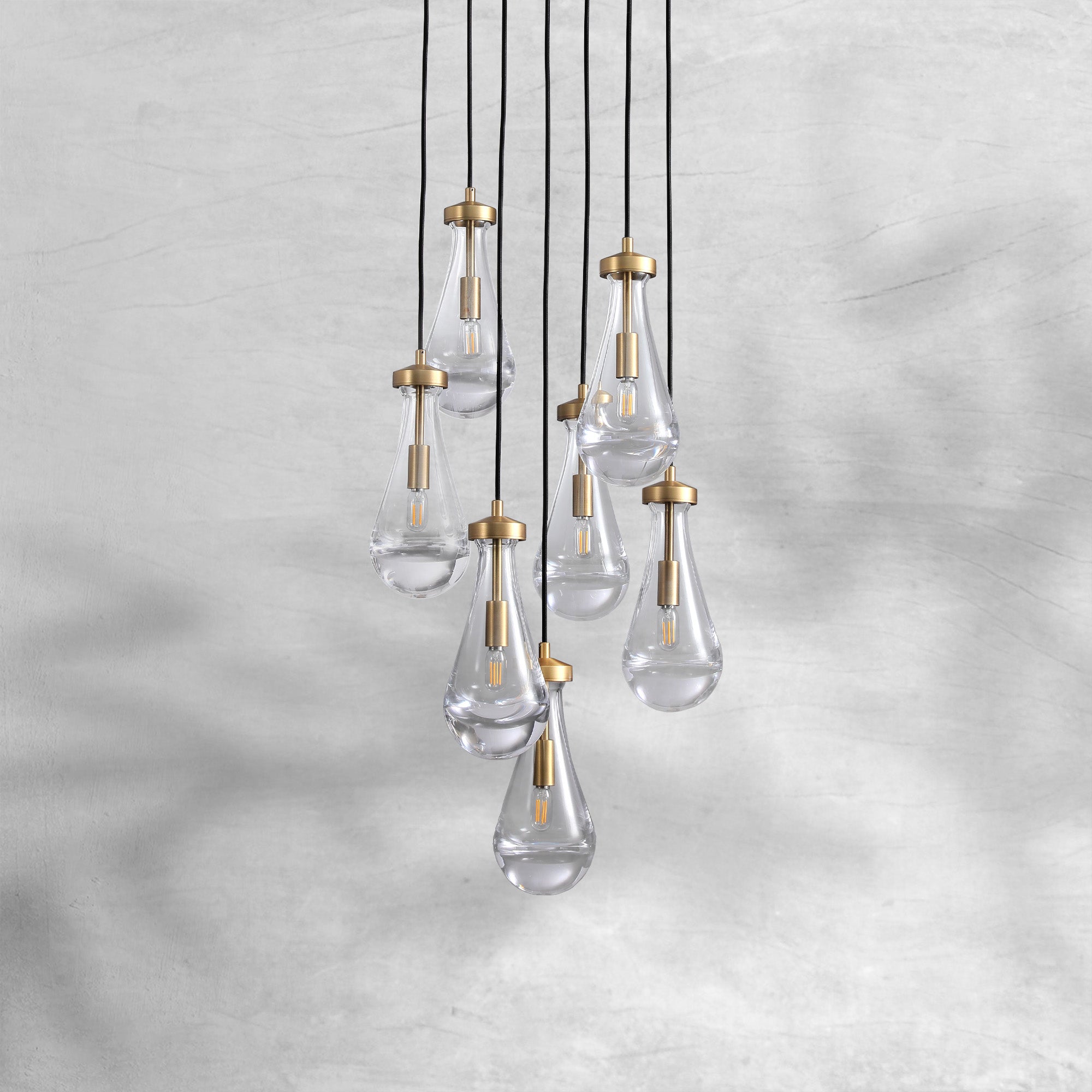 Raindrop Round Chandelier 18" 36" 47" 60"
