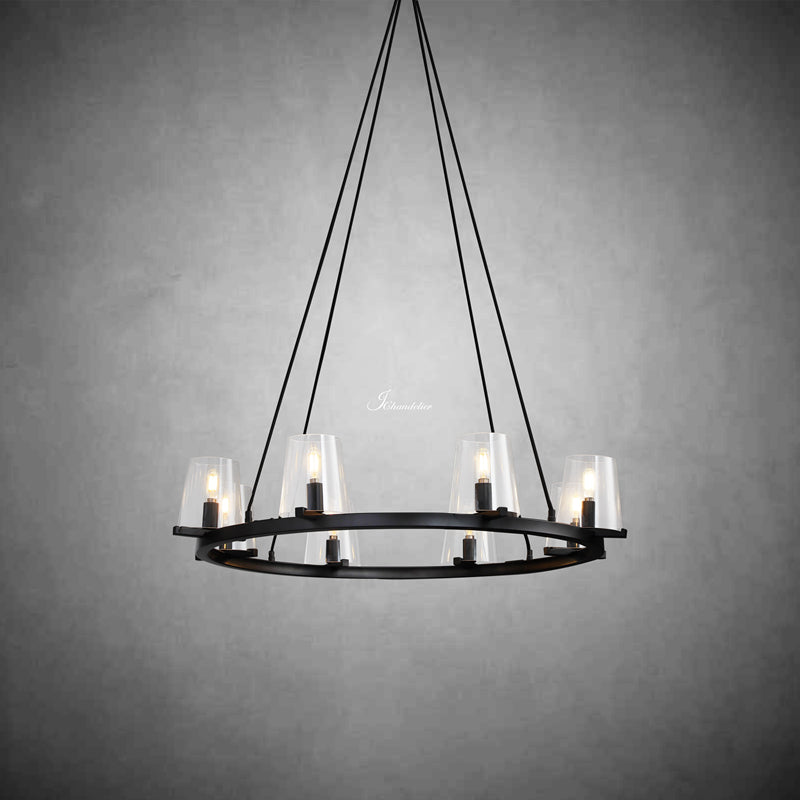 Paricia Glass Round Chandelier 36", 48", 60"