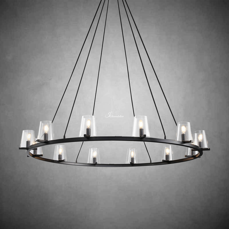 Paricia Glass Round Chandelier 36", 48", 60"