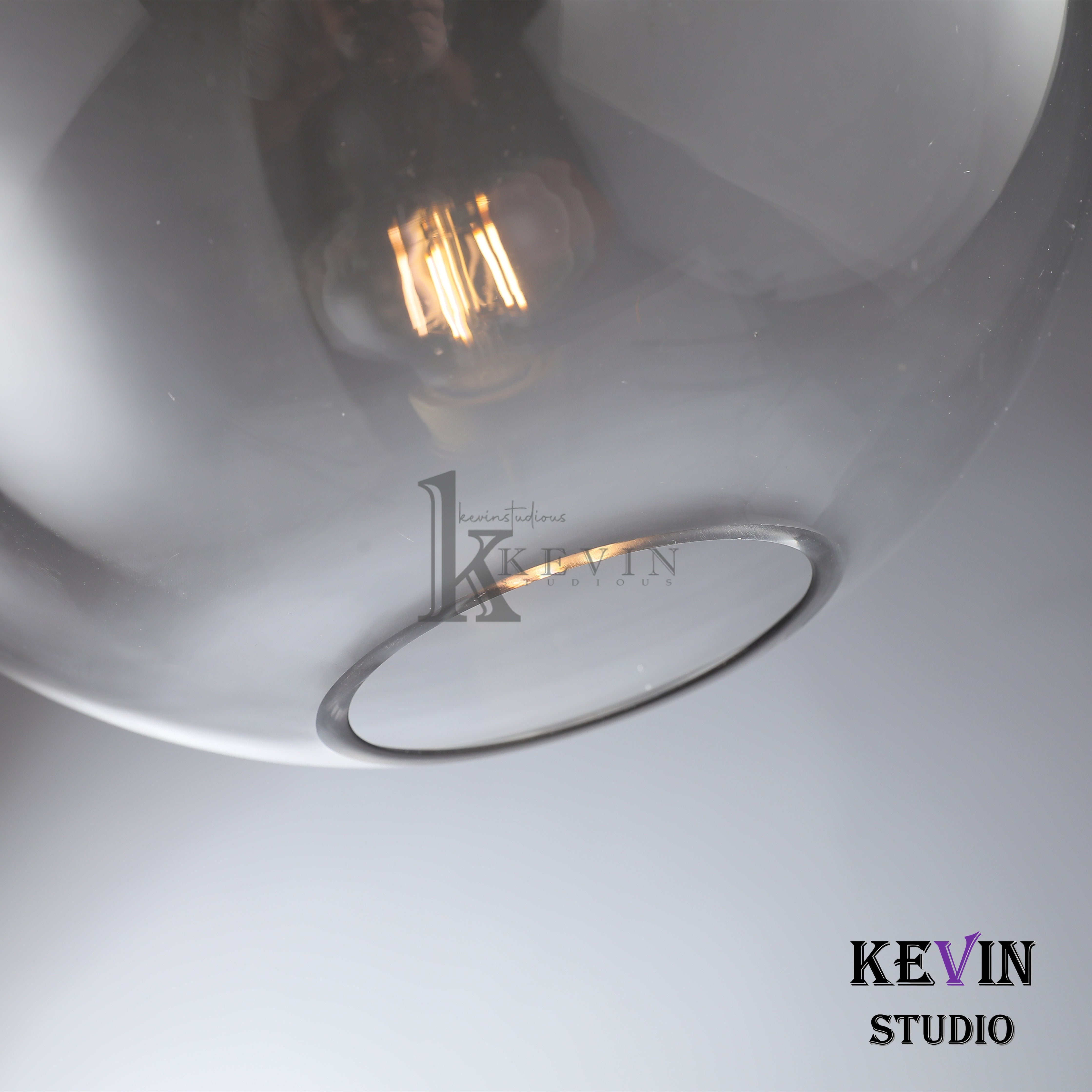 Mira Modern Sphere Shade Pendant Light 8'', 11'', 14'' Pendant Light Kevin Studio Inc