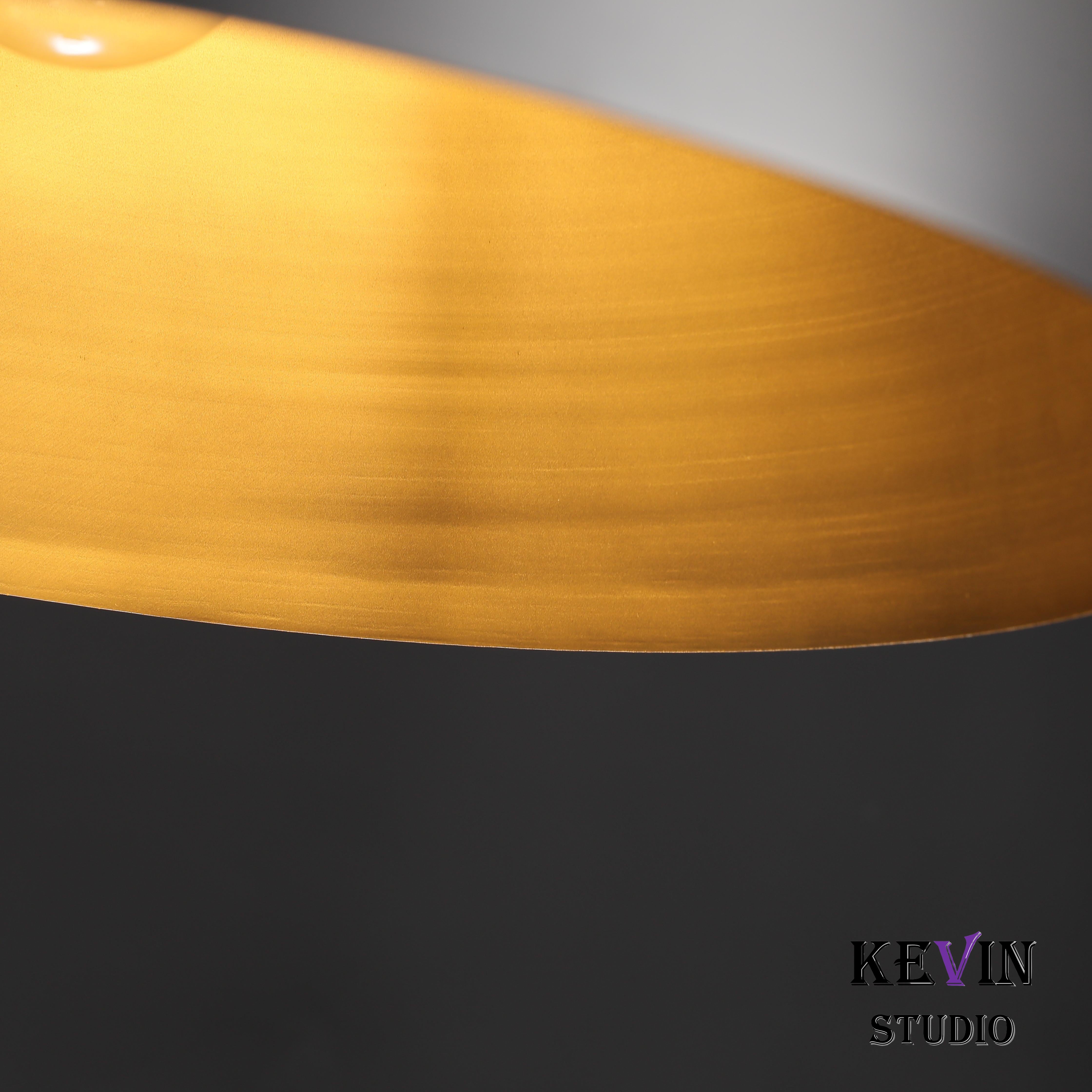 Queena Modern Metal Pendant Light 10", 14", 18" Pendant Light Kevin Studio Inc