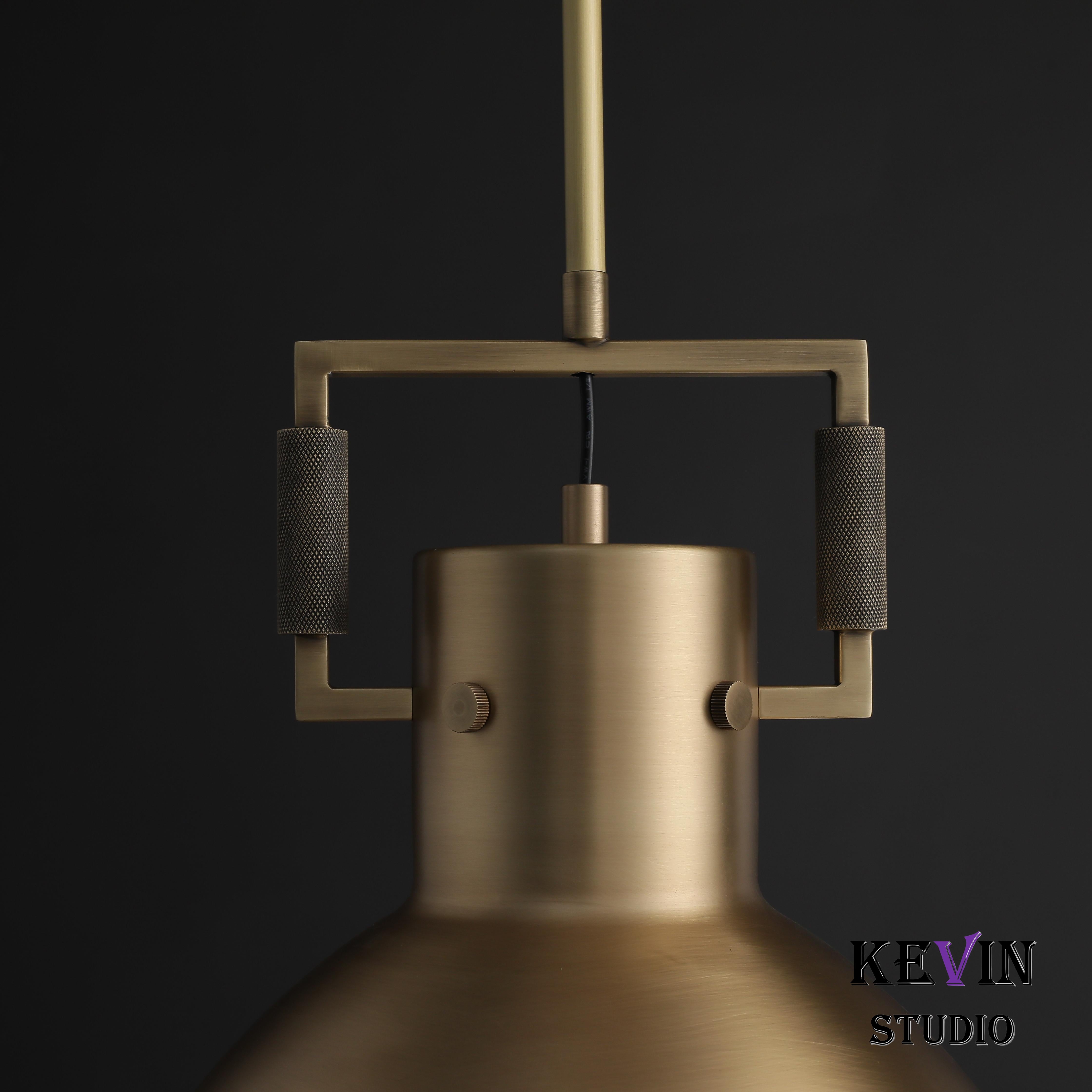 Queena Modern Metal Pendant Light 10", 14", 18" Pendant Light Kevin Studio Inc