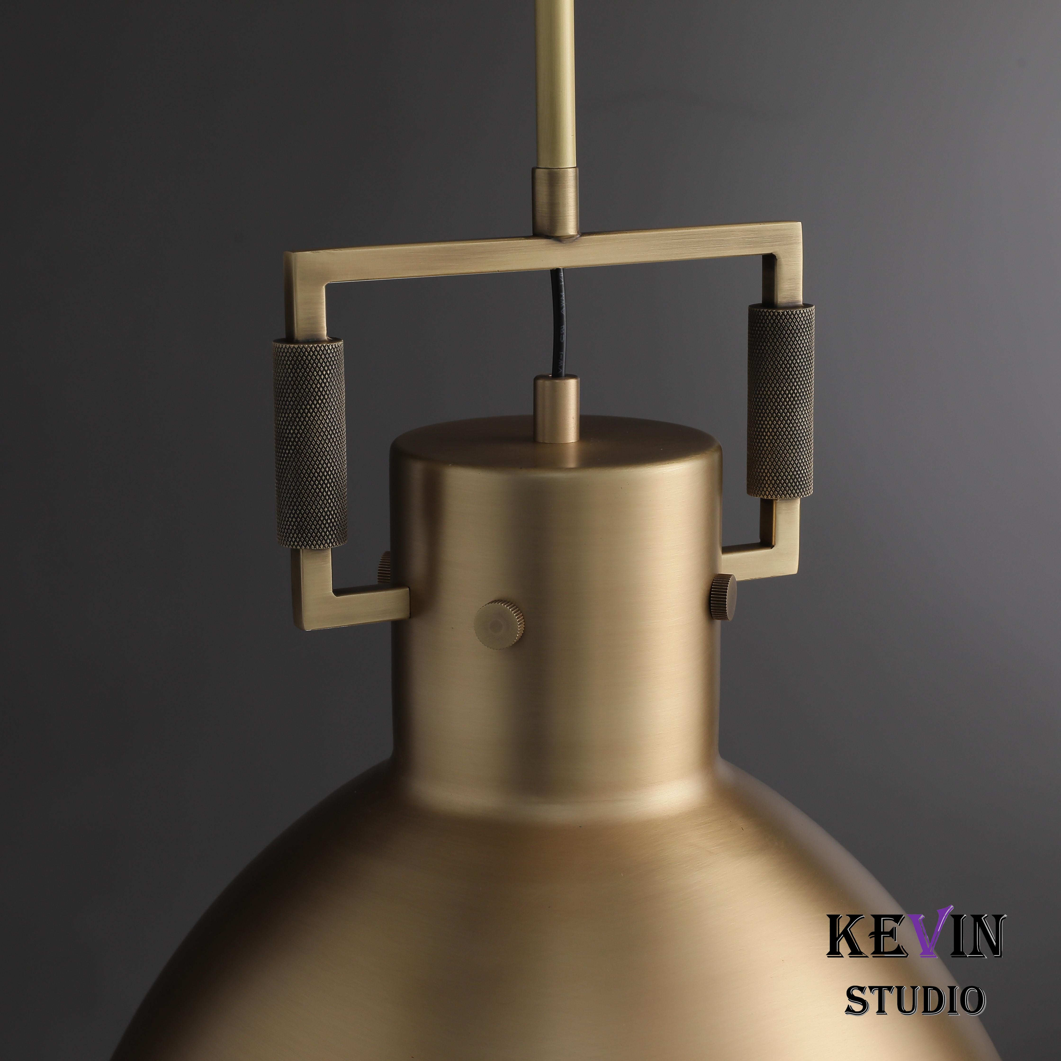 Queena Modern Metal Pendant Light 10", 14", 18" Pendant Light Kevin Studio Inc