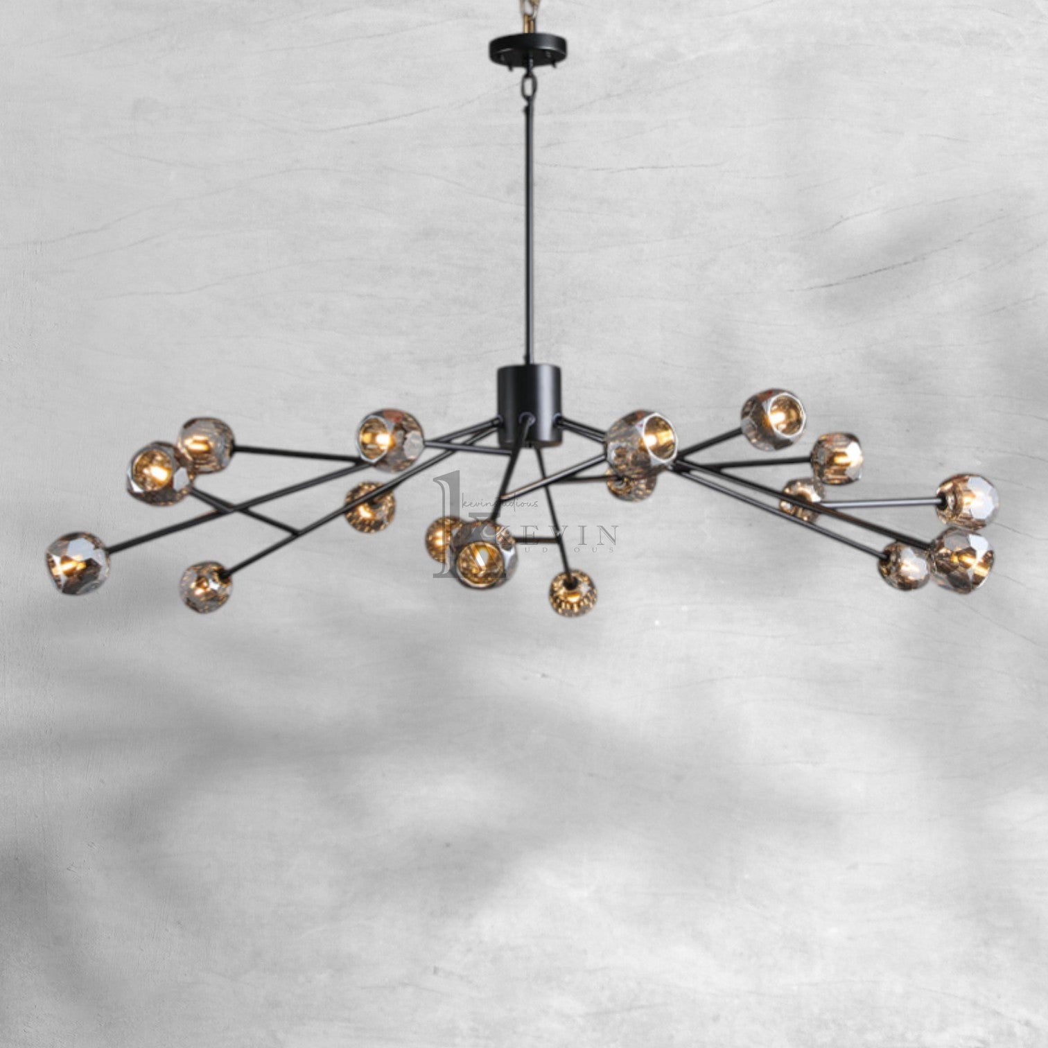Bille De Crystal Round Chandelier 60"