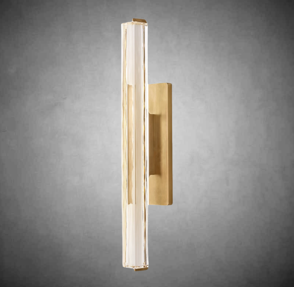 Auduban Crystal Single Sconce 15"19"25"