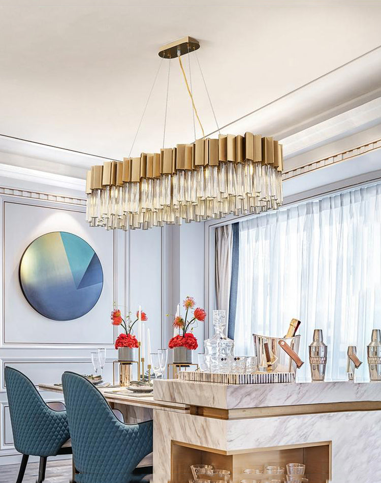 Kevin Kubica Oval Crystal Chandelier Chandeliers Kevinstudiolives
