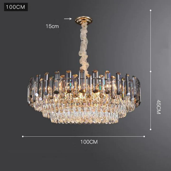 Kevin Luxury Irene Luxury Crystal Chandelier Kevinstudiolives 39.3"D
