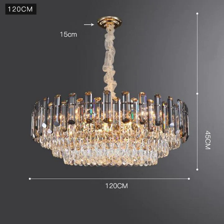 Kevin Luxury Irene Luxury Crystal Chandelier Kevinstudiolives 47.2"D