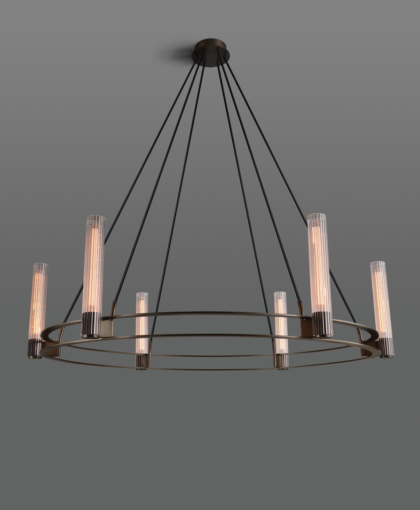 Pastis Circular Chandelier chandelier for bedroom,chandelier for dining room,chandelier for stairways,chandelier for foyer,chandelier for bathrooms,chandelier for living room Kevin Studio Bronze