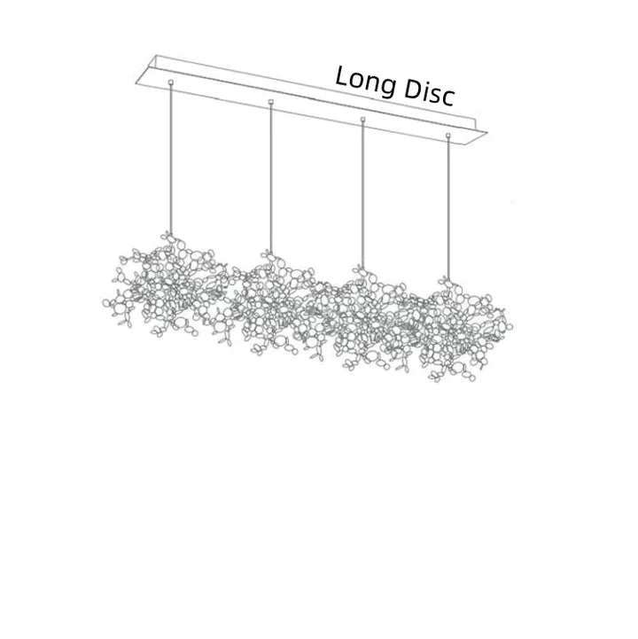 Nordic Modern Creative Fashion Stainless Steel Decorative Chandelier Dining / Living Room / Bar / Cafe Chandeliers Kevinstudiolives