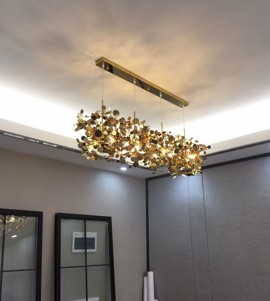 Nordic Modern Creative Fashion Stainless Steel Decorative Chandelier Dining / Living Room / Bar / Cafe Chandeliers Kevinstudiolives