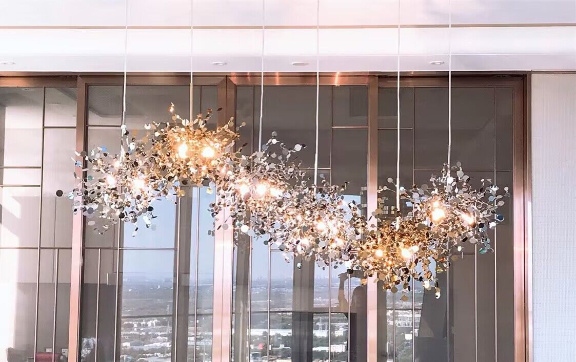 Nordic Modern Creative Fashion Stainless Steel Decorative Chandelier Dining / Living Room / Bar / Cafe Chandeliers Kevinstudiolives