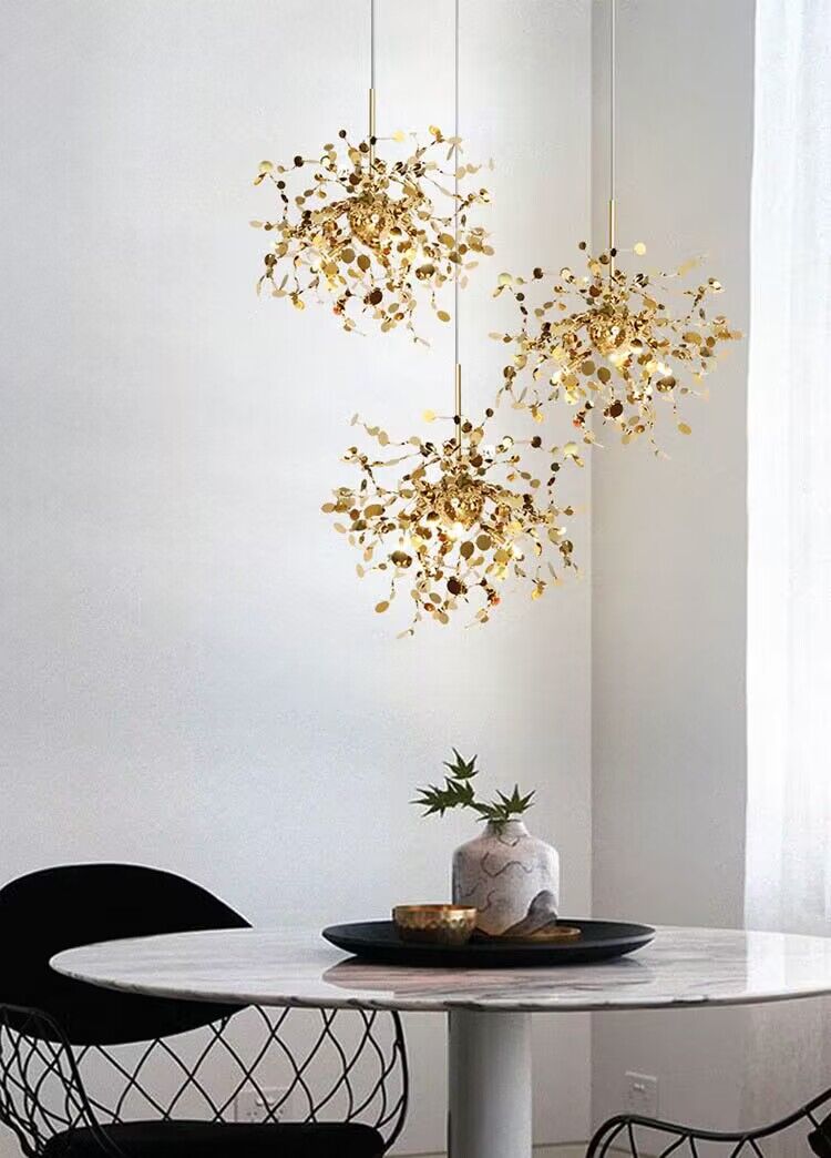 Nordic Modern Creative Fashion Stainless Steel Decorative Chandelier Dining / Living Room / Bar / Cafe Chandeliers Kevinstudiolives