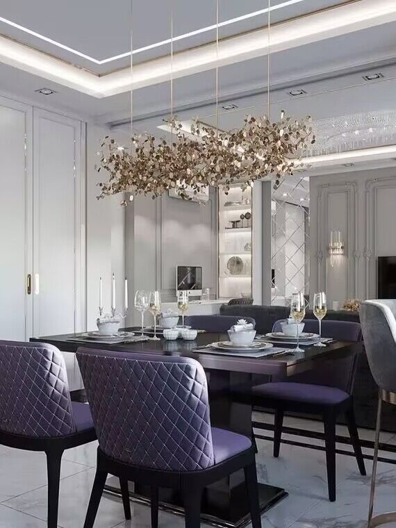 Nordic Modern Creative Fashion Stainless Steel Decorative Chandelier Dining / Living Room / Bar / Cafe Chandeliers Kevinstudiolives