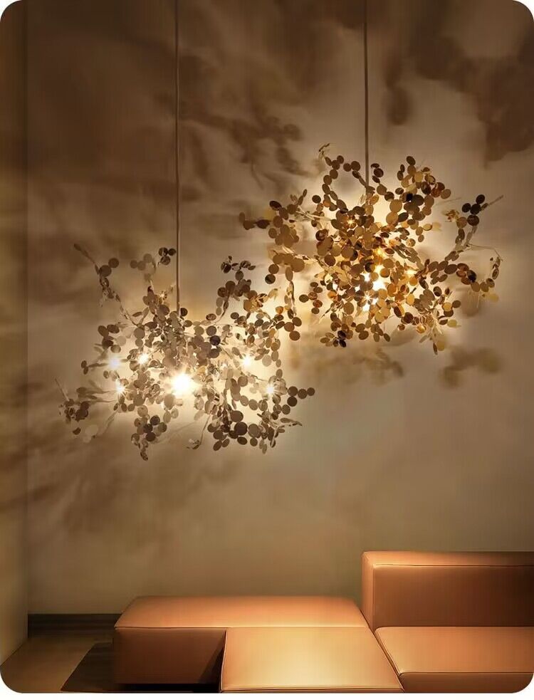 Nordic Modern Creative Fashion Stainless Steel Decorative Chandelier Dining / Living Room / Bar / Cafe Chandeliers Kevinstudiolives
