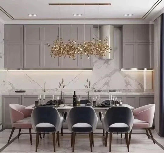 Nordic Modern Creative Fashion Stainless Steel Decorative Chandelier Dining / Living Room / Bar / Cafe Chandeliers Kevinstudiolives