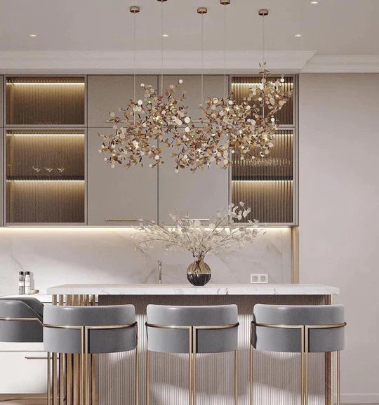Nordic Modern Creative Fashion Stainless Steel Decorative Chandelier Dining / Living Room / Bar / Cafe Chandeliers Kevinstudiolives