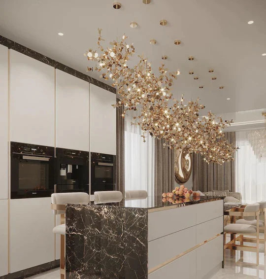 Nordic Modern Creative Fashion Stainless Steel Decorative Chandelier Dining / Living Room / Bar / Cafe Chandeliers Kevinstudiolives