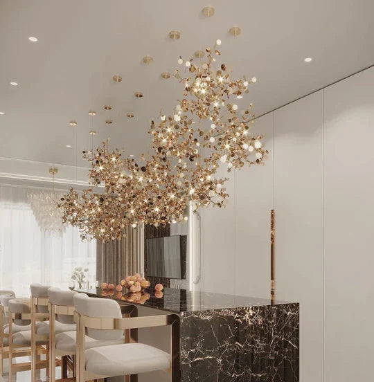Nordic Modern Creative Fashion Stainless Steel Decorative Chandelier Dining / Living Room / Bar / Cafe Chandeliers Kevinstudiolives