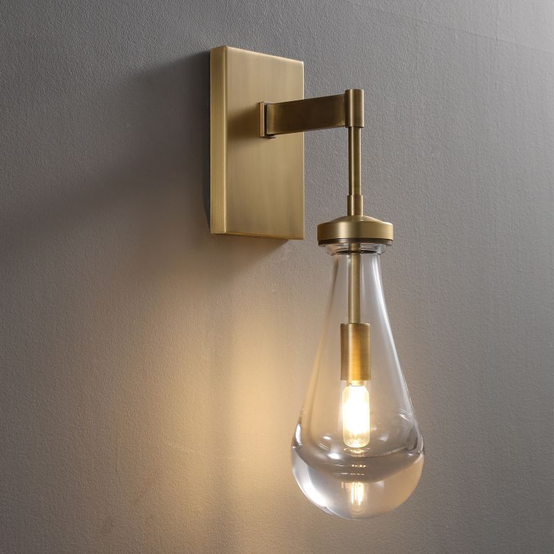 Raindrop Modern Wall Sconce 18"