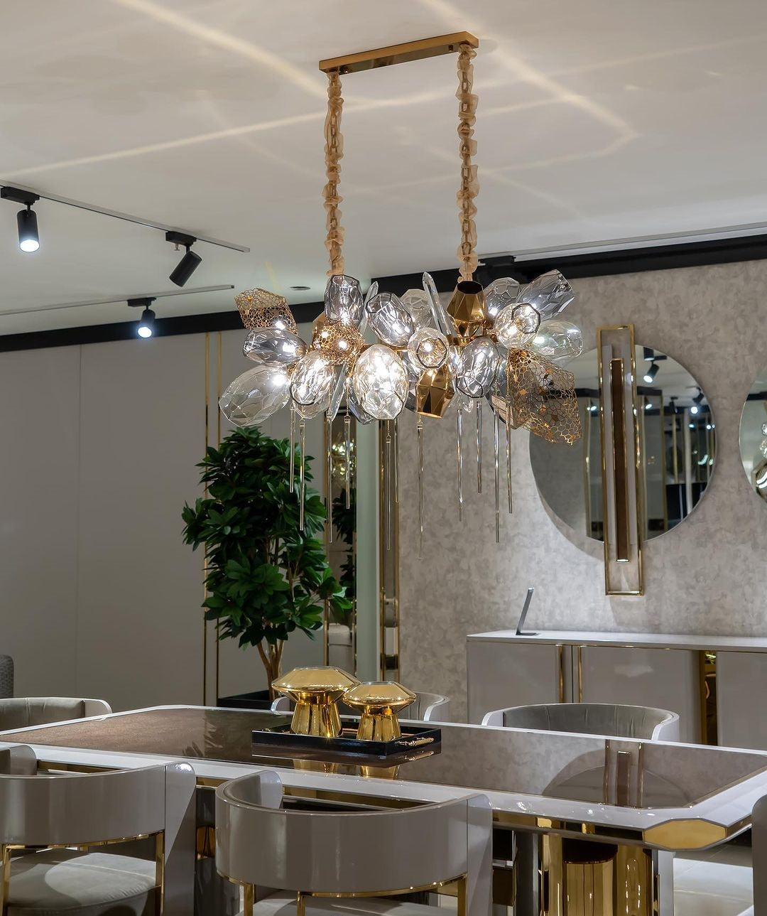 Contemporary Artistic Creative Glass Chandelier for Dining Table Chandeliers Kevinstudiolives