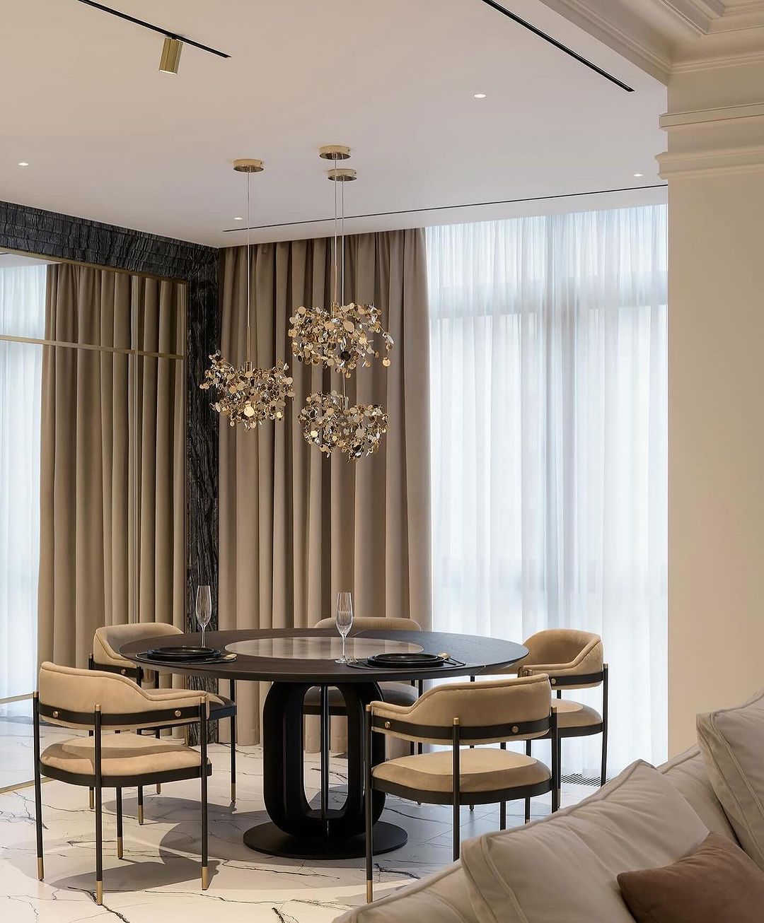 Nordic Modern Creative Fashion Stainless Steel Decorative Chandelier Dining / Living Room / Bar / Cafe Chandeliers Kevinstudiolives