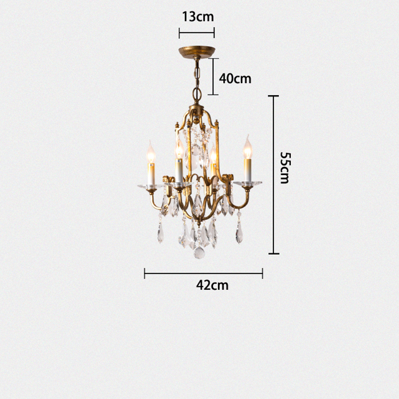 Caelum Vintage Crystal Small Chandelier For Entryway chandeliers for dining room,chandeliers for stairways,chandeliers for foyer,chandeliers for bedrooms,chandeliers for kitchen,chandeliers for living room Kevin Studio Inc