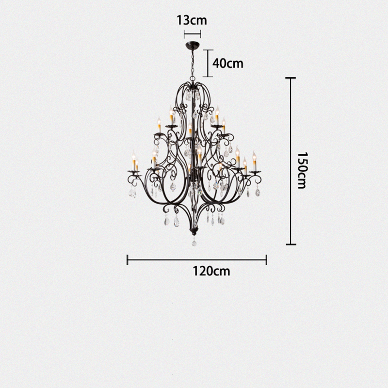 Caspian Vintage Candle Art Chandelier For Stairs chandeliers for dining room,chandeliers for stairways,chandeliers for foyer,chandeliers for bedrooms,chandeliers for kitchen,chandeliers for living room Kevin Studio Inc