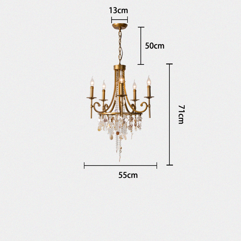 Seraphina French Vintage Small Crystal Chandelier chandelier for bedroom,chandelier for dining room,chandelier for stairways,chandelier for foyer,chandelier for bathrooms,chandelier for living room Kevin Studio