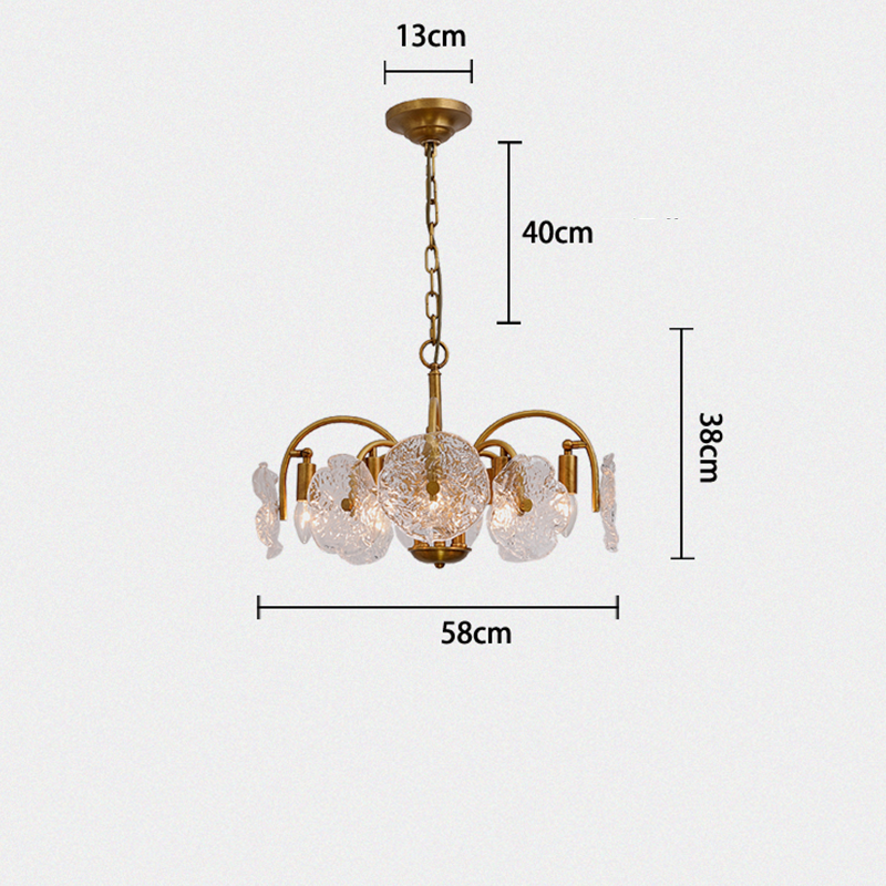 Lysan Vintage Glass Luxury Small Chandelier, Chandelier Over Dining Table chandeliers for dining room,chandeliers for stairways,chandeliers for foyer,chandeliers for bedrooms,chandeliers for kitchen,chandeliers for living room Kevin Studio Inc