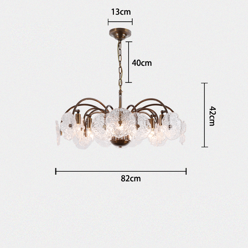 Lysan Vintage Glass Luxury Large Tiered Chandelier For Living Room chandeliers for dining room,chandeliers for stairways,chandeliers for foyer,chandeliers for bedrooms,chandeliers for kitchen,chandeliers for living room Kevin Studio Inc 32.3" Bronze